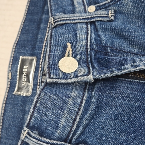 MOTHER Jeans Stunner Zip Ankle Step Fray 26W - Picture 7 of 12